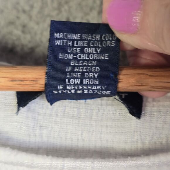 SML Sport Large White Eyelet Knit Ruffle Peplum Flutter Sleeve Summer Top Shirt - Picture 8 of 8